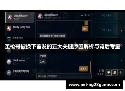 圣枪哥被换下首发的五大关键原因解析与背后考量